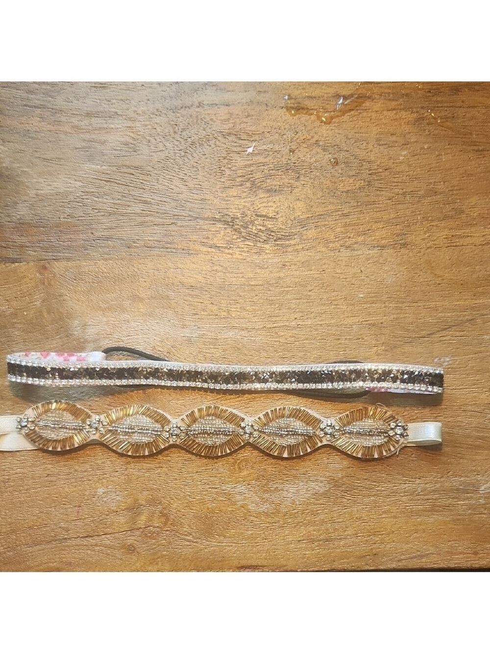 Francesca's Collections Gold and Black Hair Accessories NWOT
